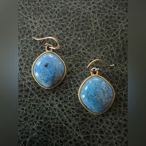 Studio Barse Earrings with Lapis Lazuli Denim Blue